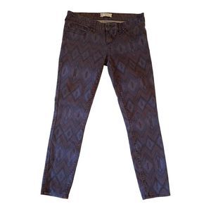 Free People jeggings size 26 purple southwest Aztec